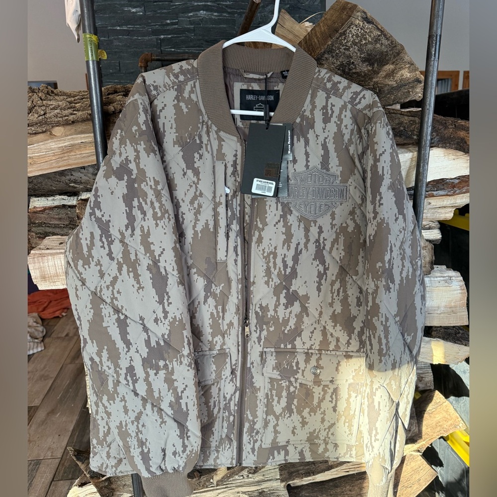 Harley-Davidson Men's Digital Camo Bomber Jacket